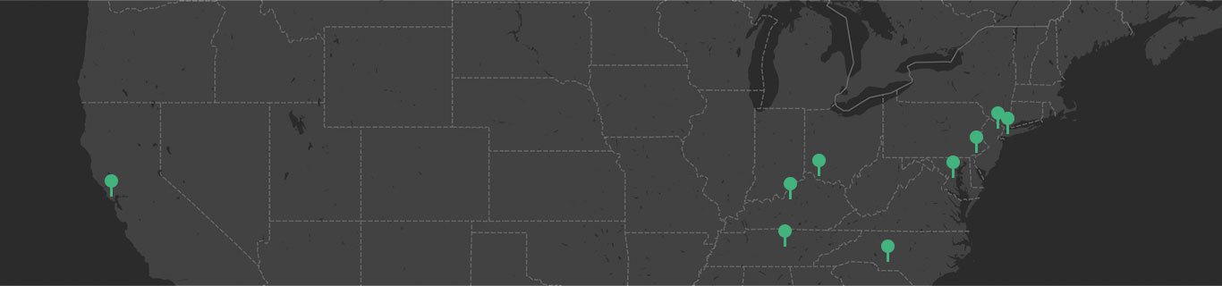 fire detection and suppression systems map across the US